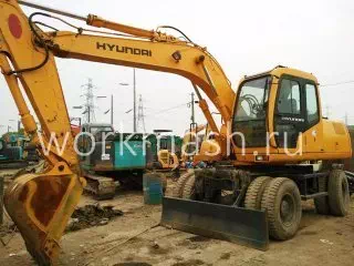Колесный экскаватор Hyundai R 130W-3