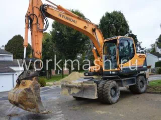 Колесный экскаватор Hyundai R 140W-9