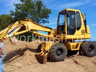 Услуги колесного экскаватора Komatsu PW 110R