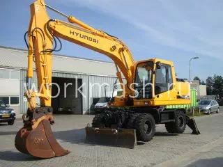 Колесный экскаватор Hyundai R 170W-7
