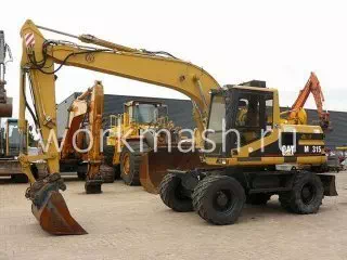 Услуги колесного экскаватора Caterpillar M315
