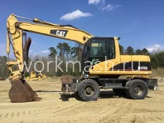 Заказ колесного экскаватора Caterpillar M315C