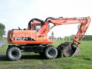 Аренда колесного экскаватора Doosan DX 140W V