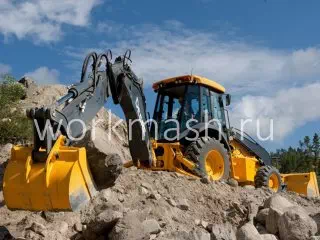 Услуги экскаватора-погрузчика John Deere 325SK
