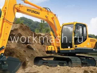 Гусеничный экскаватор Hyundai R140LC-9S с оператором